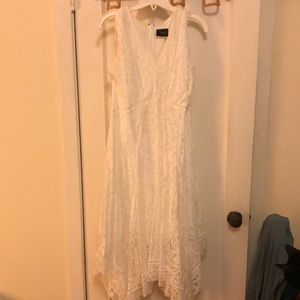 White lace dress, size 16